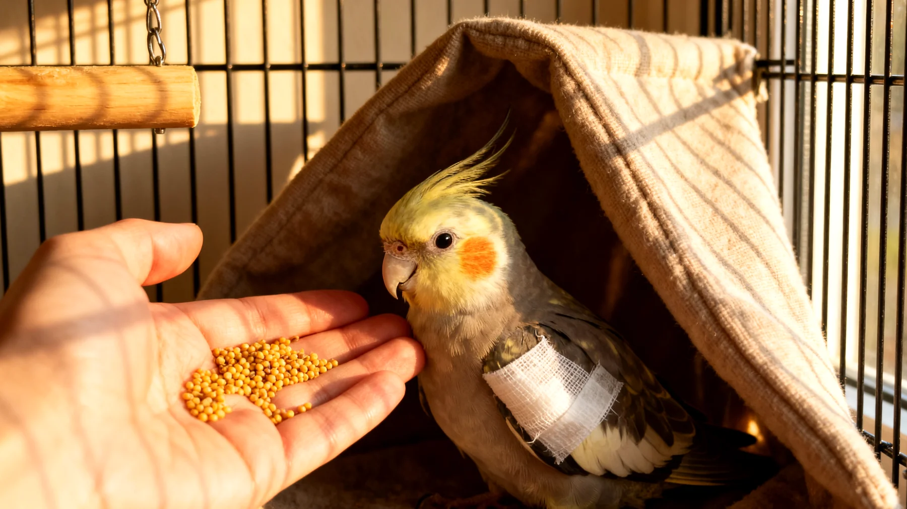 Nymphensittiche benötigen nach einer Kastration besondere Aufmerksamkeit in ihrer täglichen Routine, da der Eingriff ihren Hormonhaushalt und ihr Verhalten beeinflusst und die Genesungsphase eine Anpassung der gewohnten Rituale erfordert"